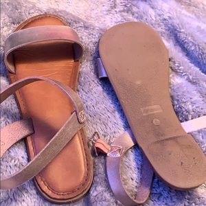 Shoes shoes rose gold and brown